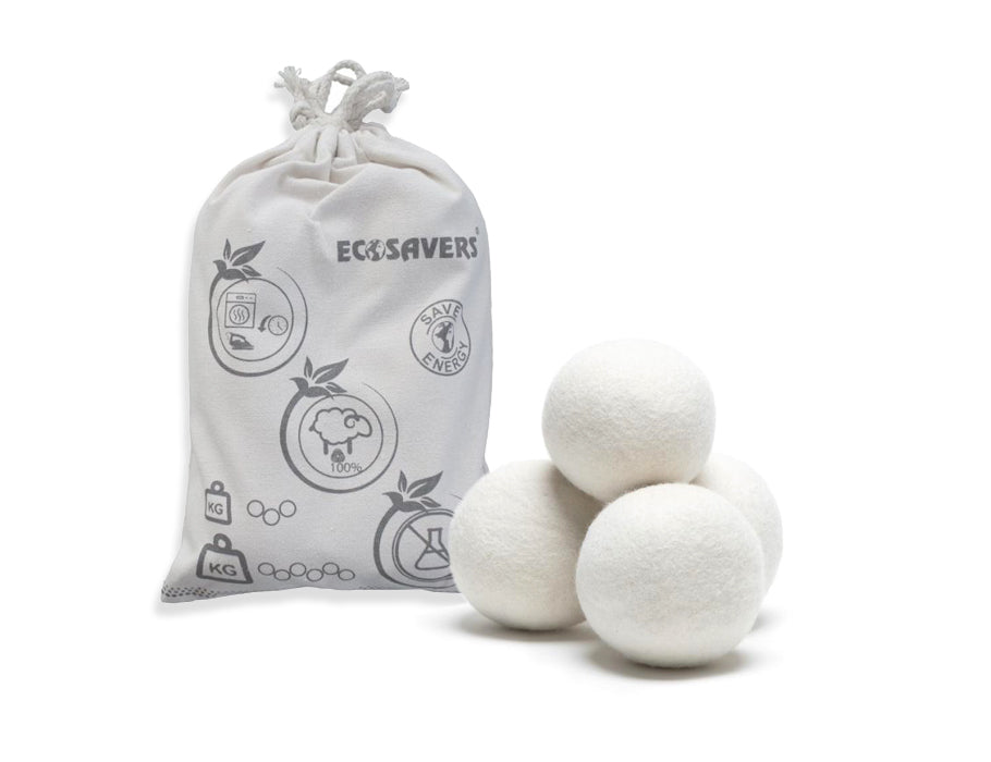 Bolas de drenaje de Ecosavers - Bolas de secador de lana - 6st.