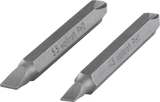 Mors doubles Wolfcraft | solide | emplacement pour ph | l65mm | 2 pièces - 2407000