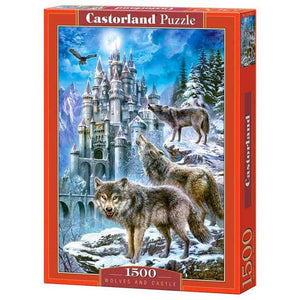 Puzal Castorland - caisleán le wolves - 1500 píosaí