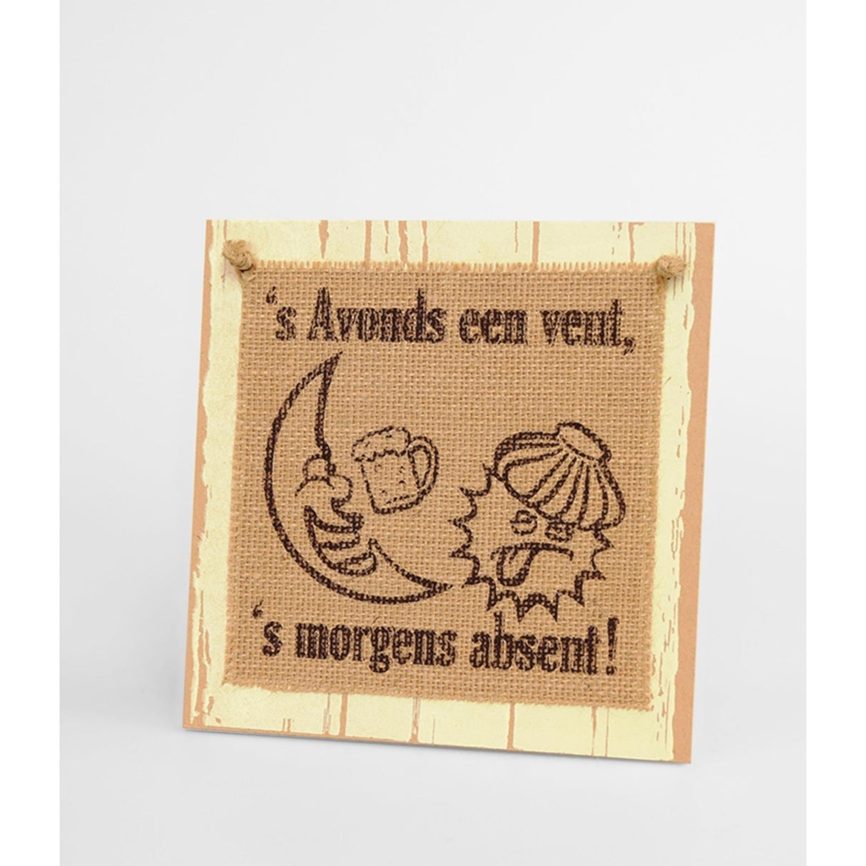 Paperdreams Holzschëld - Owend
