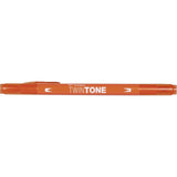 Tombow • twintone štetec s dvojitým hrotom v oranžovej farbe