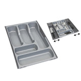 Curver Besteckkasten verstellbar Anthrazit