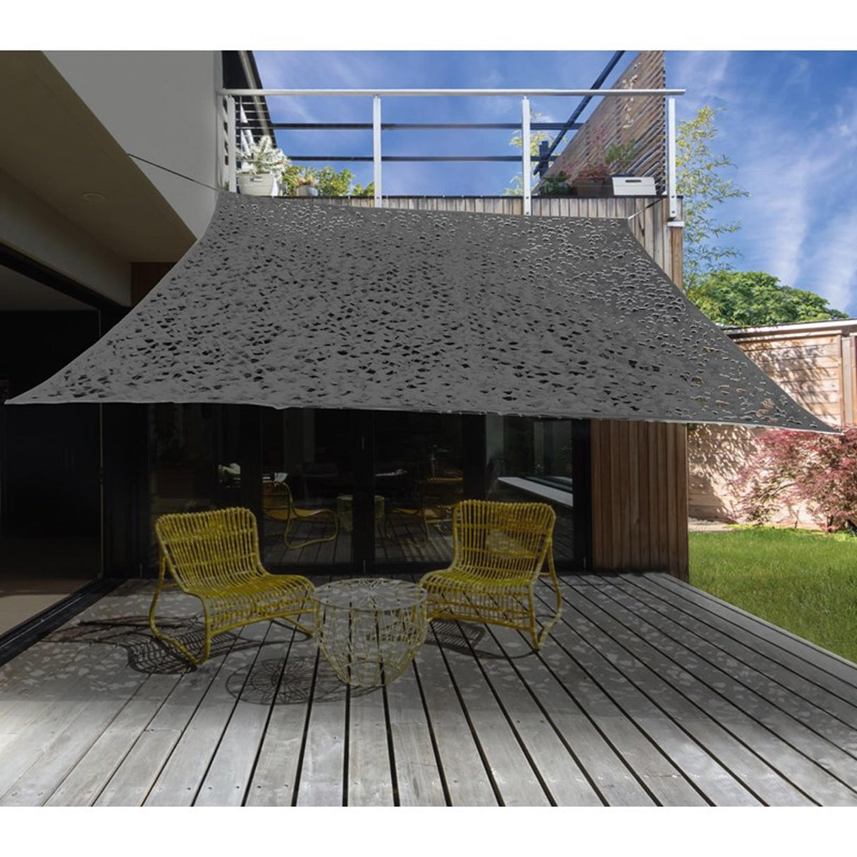 Pro garden camouflage schaduwdoek 3x3m