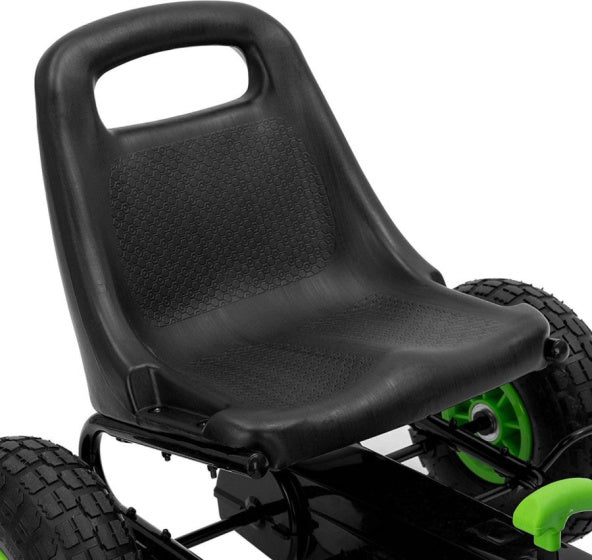 Xootz Viper Go Kart Skelter Junior Black Green
