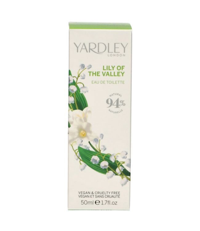 Yardley London ENSPOCTION EAU DE TO TACETLE LILY OF VARLIE 50ML