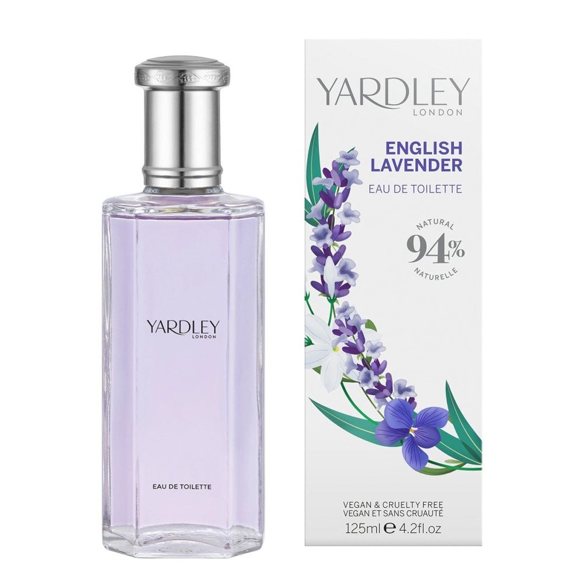 Yardley london engelsk lavendel eau de toilette 125ml