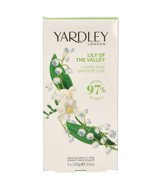 Yardley London English Soap Lily of the Valley 3x100gr.