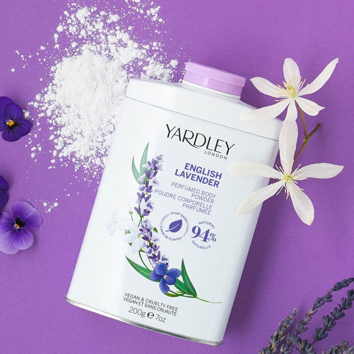 Yardley london english lavender talcum powder 200gr.