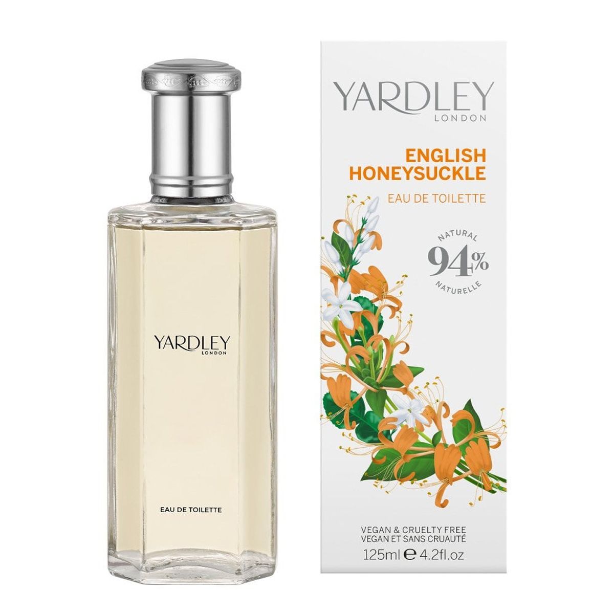 Yardley london english honeysuckle eau de toilette 125ml