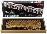 Ybn sla 211 titanium 11-speed chain hollow pin