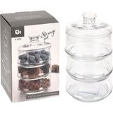 Excellent houseware voorraadpot glas ø12,5xh22cm