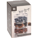 Excellent houseware voorraadpot glas ø12,5xh22cm