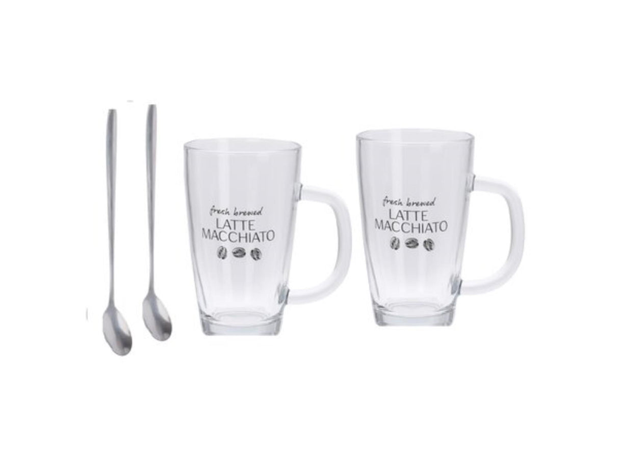 Excellent houseware latte macchiato set 4-delig 300ml