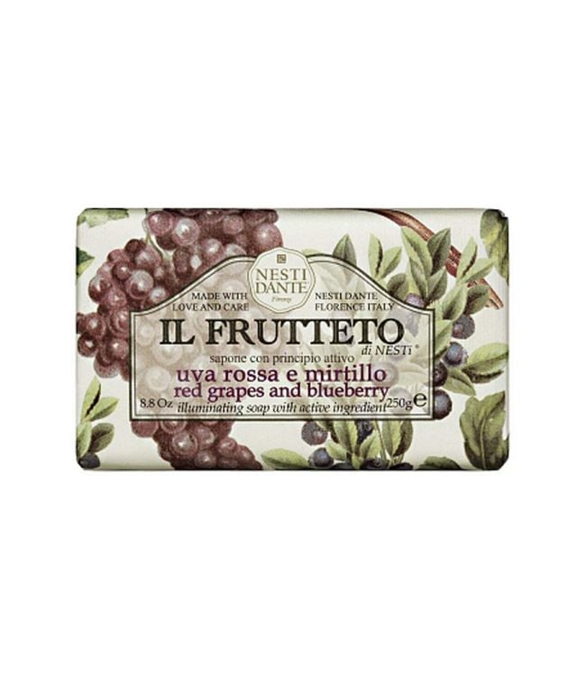 Nesti Dante Il Frutteto Red Grapes Blueberry soap 250gr.