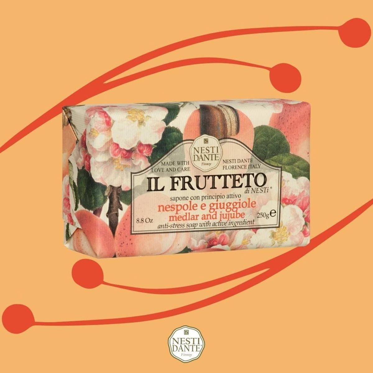 Nesti dante il frutteto mišpule jujube mýdlo 250 gr.