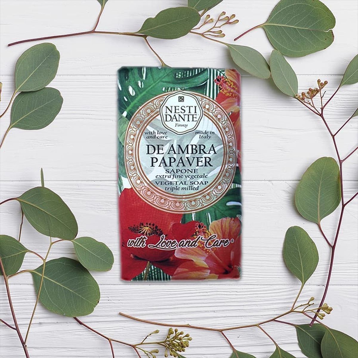 Nesti dante da ambra sapone al papavero 250gr.