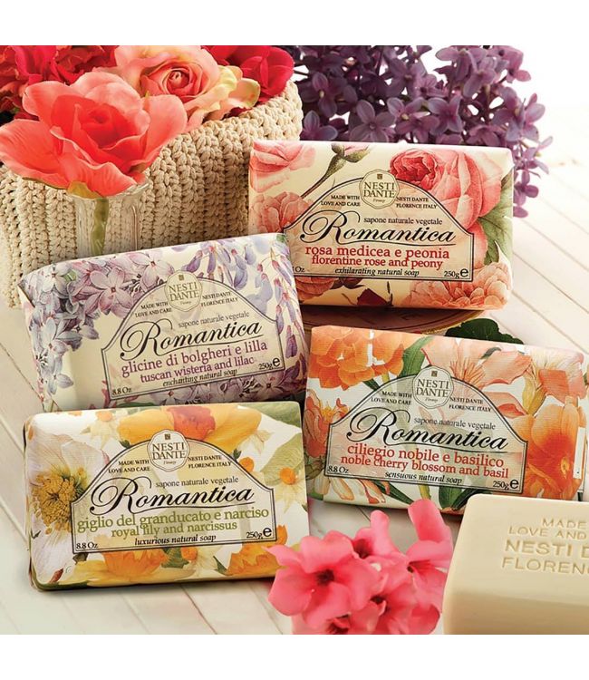 Nesti Dante Romantica Noble Cherry Blossom Bazylowe mydło 250gr.