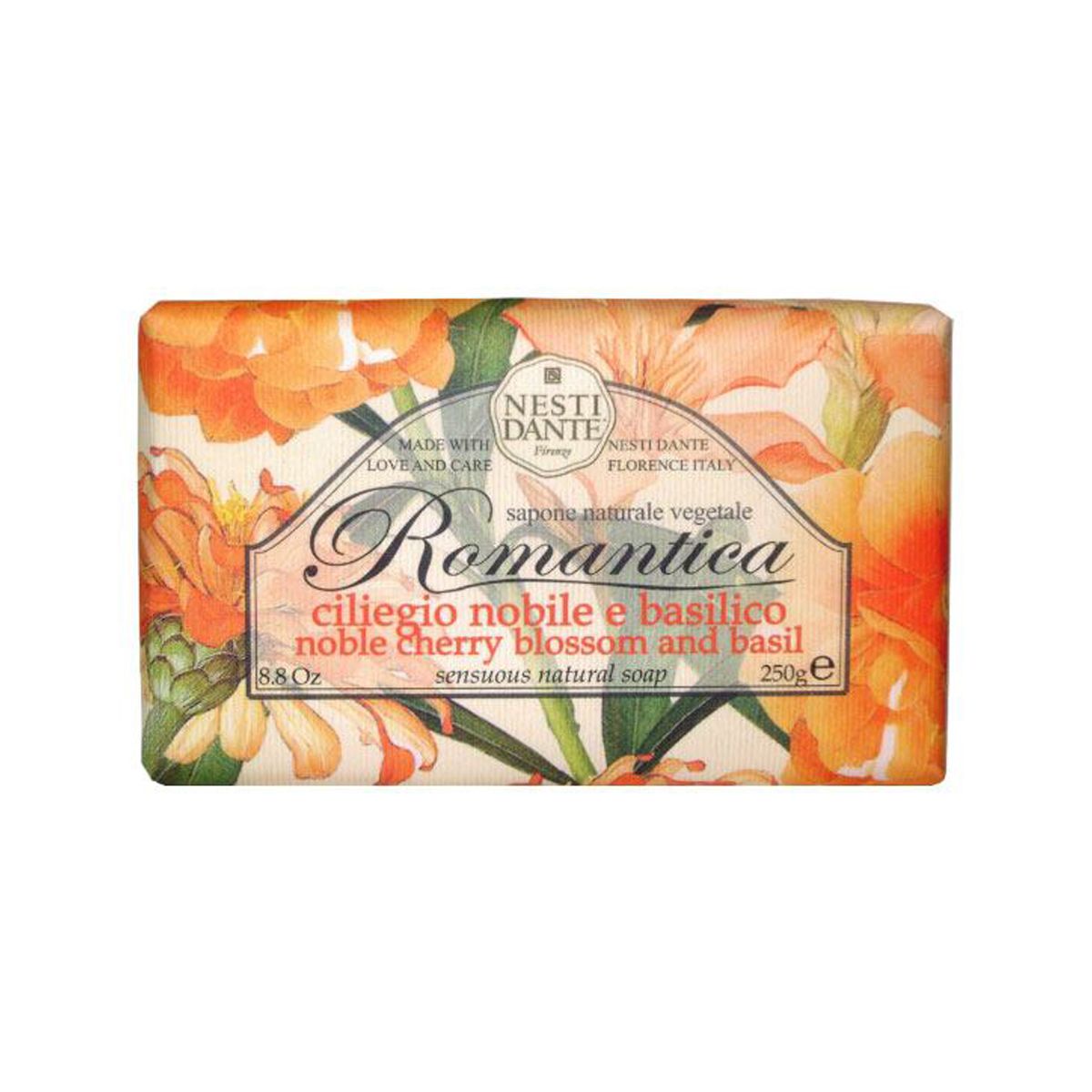 Nesti dante romantica noble cherry blossom basil soap 250gr.