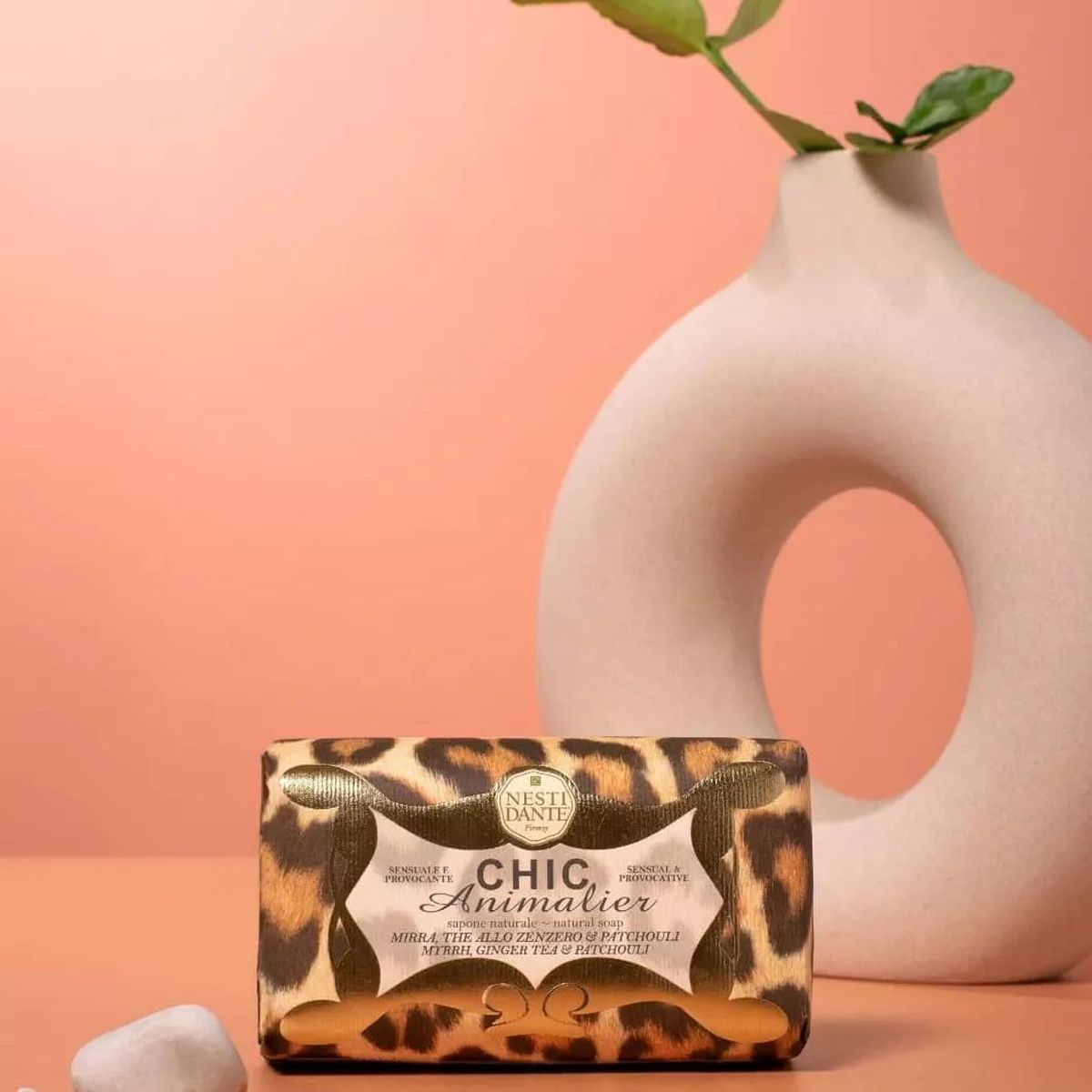 Nesti dante chic animalier myrrh ginger tea patchouli soap 250gr.