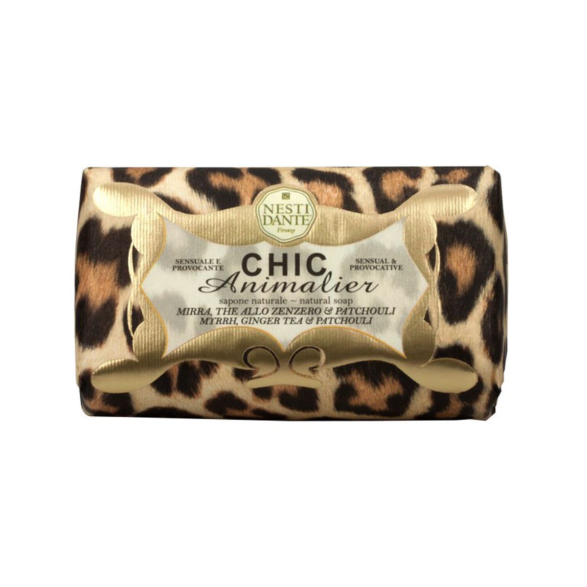 Nesti dante chic animalier myrrh ginger tea patchouli soap 250gr.