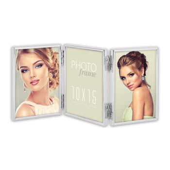 Zep 120TS01-4R Silver Frame Triple 3x10X15 cm