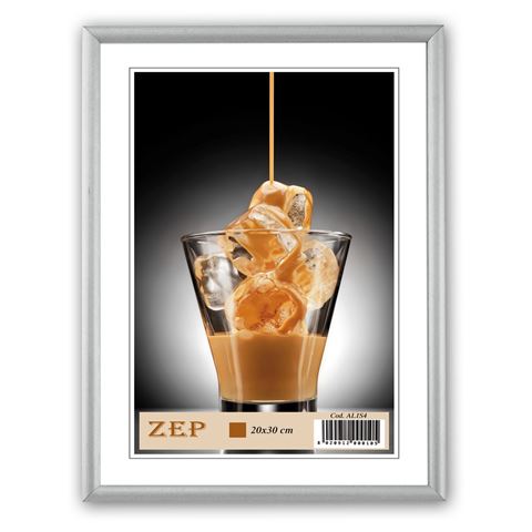 Cadre d'aluminium ZEP AL1S21 21x29,7 cm