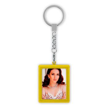 ZEP photo key ring AA9G Gold 35x45 mm