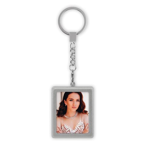 ZEP photo key ring AA9S Silver 35x45 mm