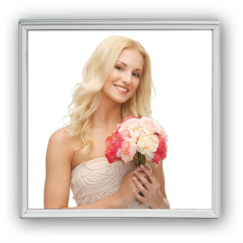 ZEP Photo Frame 120S01-88 Srebrne platowane 20x20 cm