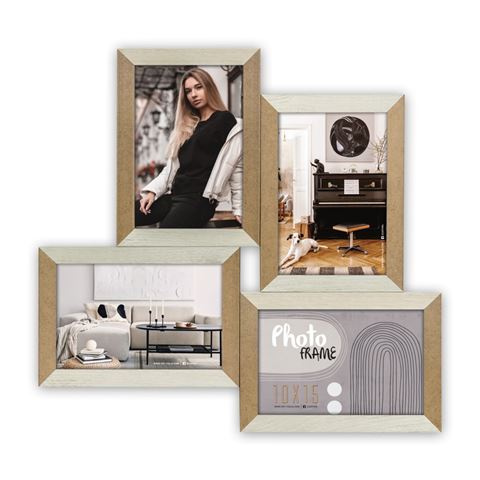 ZEP Photo frame DN496W VERCELLI White 4q 4x 10x15 cm