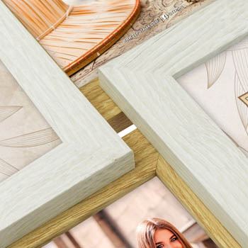 Photo Frame ZEP DT553W Locarno White 5x10x15 1x10X10 cm