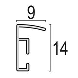 Zep photo frame kb19 black 60x80 cm