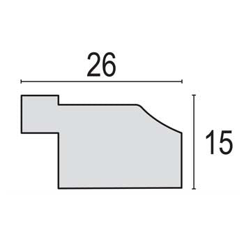 ZEP Photo Frame lf454W Perugia White 40x50 cm