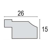 ZEP Photo Frame lf454W Perugia White 40x50 cm