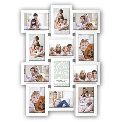 Zep Photo Frame Pi01917 White for 12 bilder