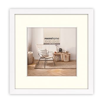 Zep Photo Frame V4530 D Malmo White 20x20 30x30 cm