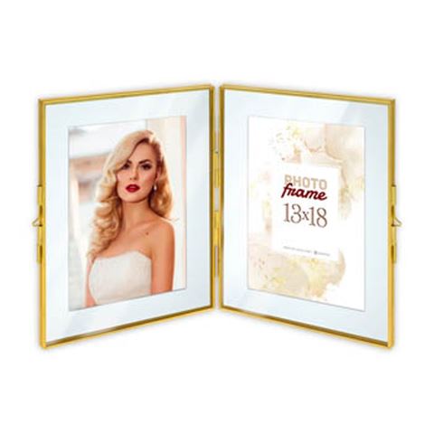 ZEP Photo frame XF8257 Bruxelles Gold 2x 13x18 cm