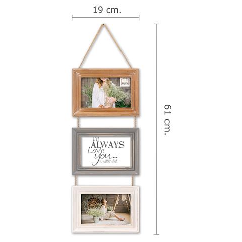 ZEP Multi Photo frame MP123 Nancy for 3 photos