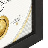 Zep v4729b certificado negro 29,7x42 cm