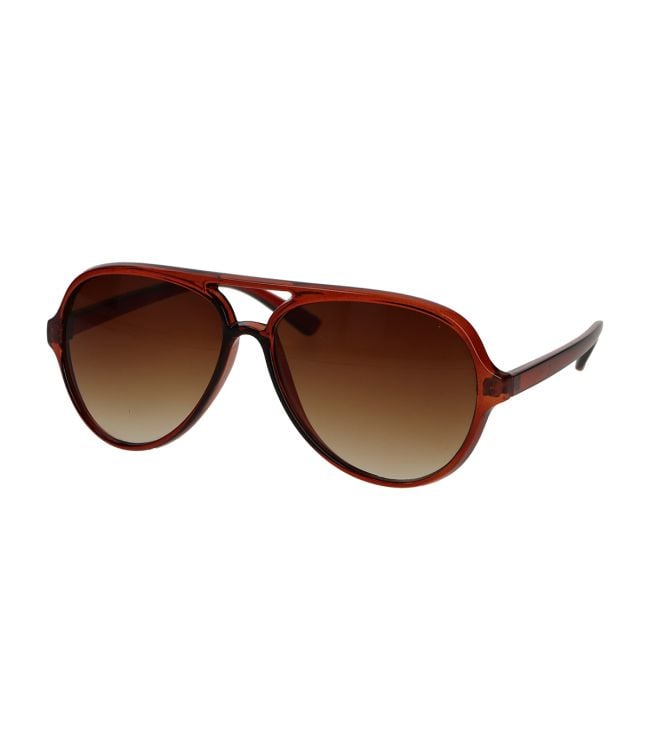 Spectrum Sonnenbrille Vintage Pilot Gradient Brown Damen