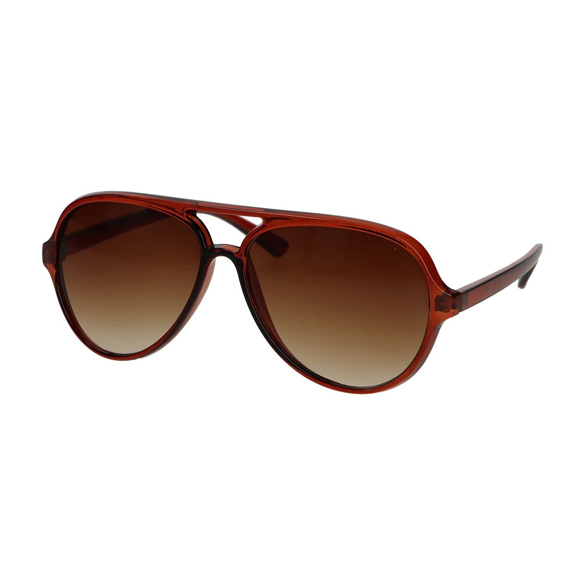 Spectrum solbriller vintage pilot gradient brune damer