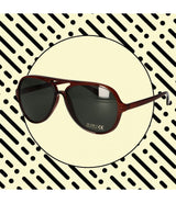 Spectrum Sunglasses Vintage Pilot Brown Ladies