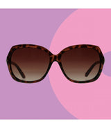 Spectrum Sunglasses Oval Great Gradient Brown Tortoise Ladies