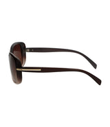 Spectrum sunglasses oval taupe pink brown ladies