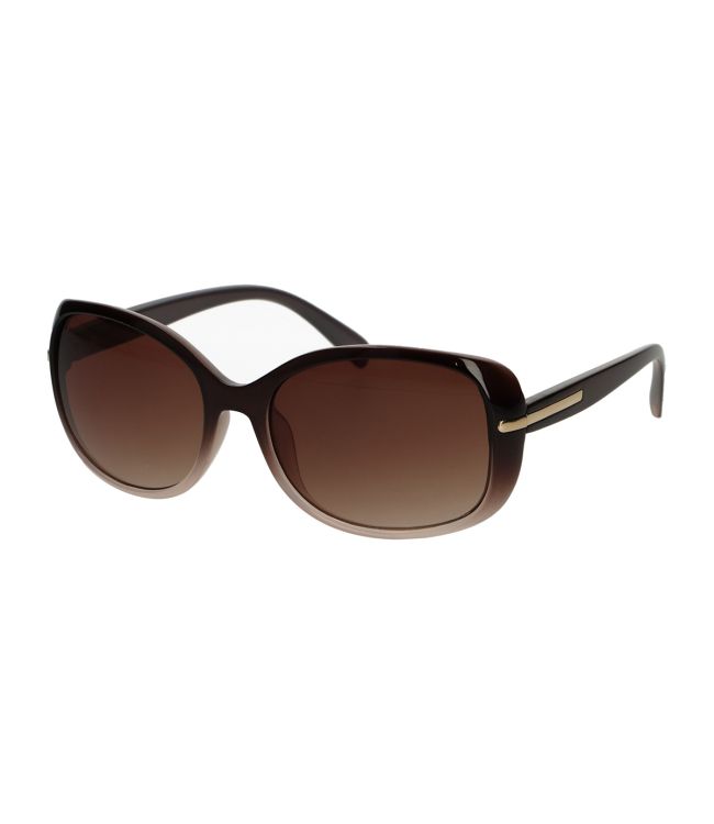 Lunettes de soleil spectrum ovales taupe rose brun dames