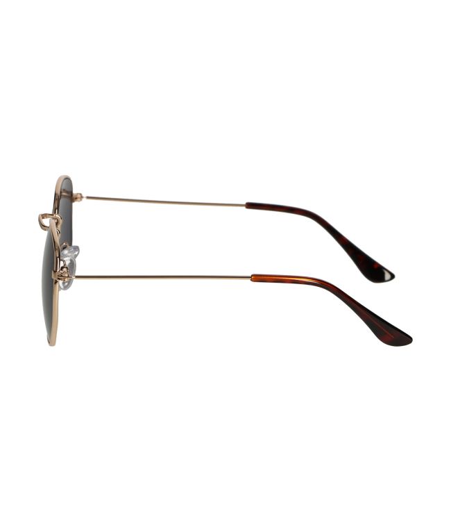 Spectrum sunglasses Metal gold hexagon ladies