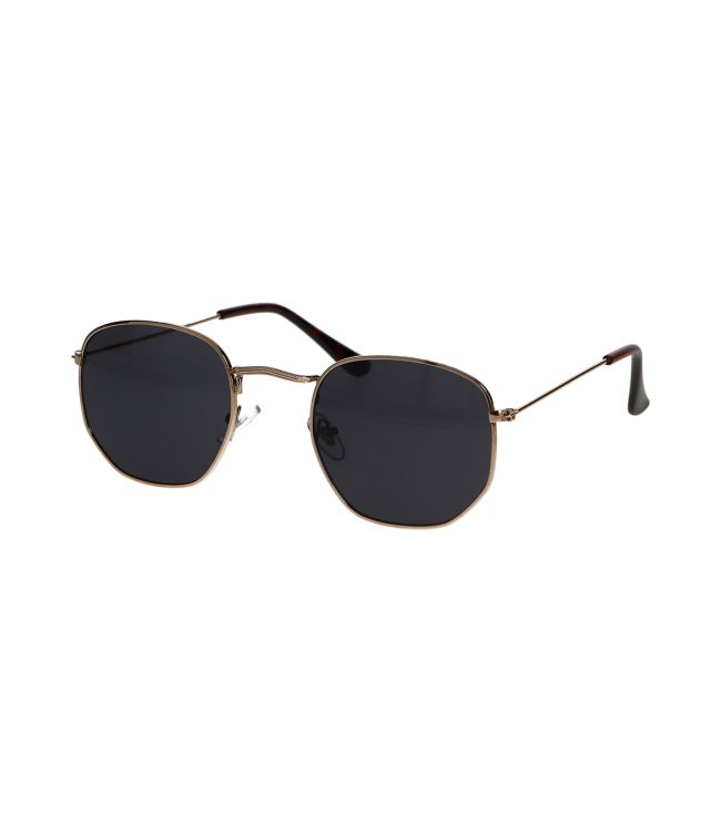 Lunettes de soleil Spectrum Metal Gold Hexagon dames