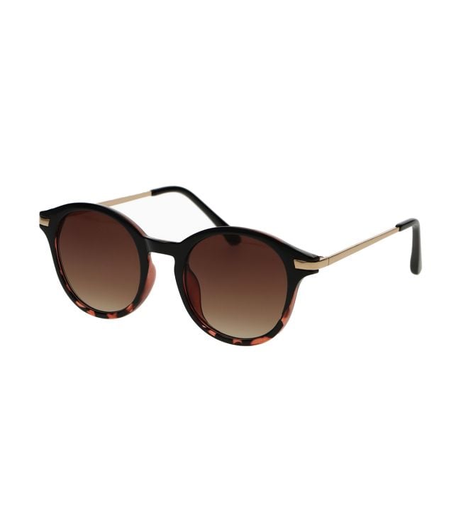 Lunettes de soleil Spectrum autour de la demi-tortue noires dames