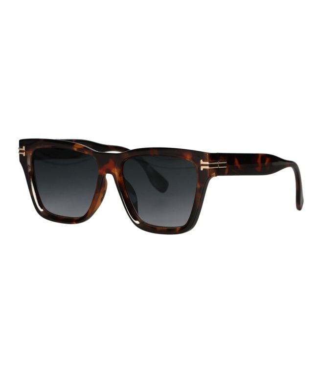 Spectrum Sunglasses Square Tortoise Smoke Glass Ladies