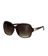 Spectrum Sunglasses Dark Brown Round Ladies